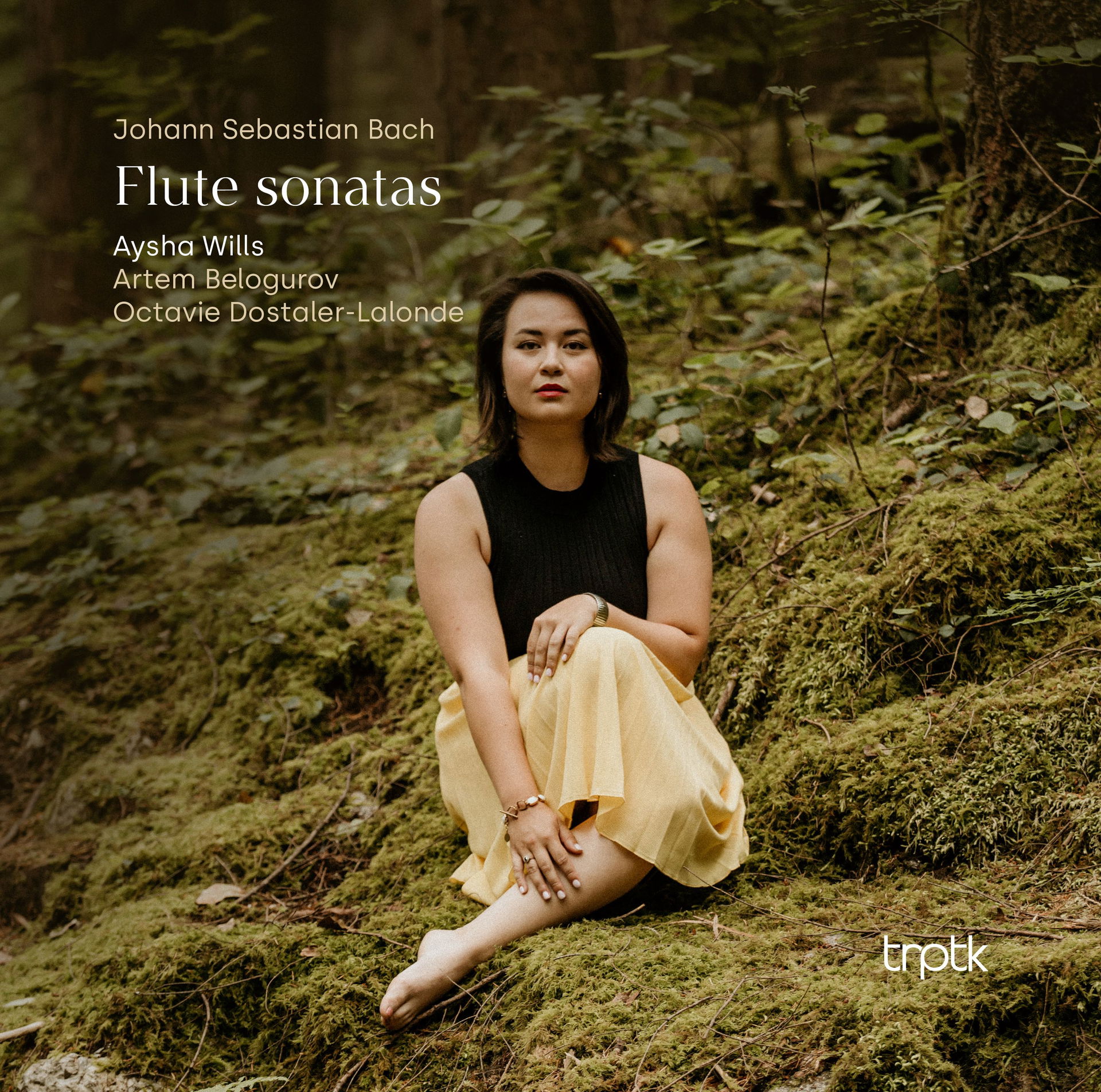 Album cover for Bach: Flute sonatas by Aysha Wills, Artem Belogurov & Octavie Dostaler-Lalonde