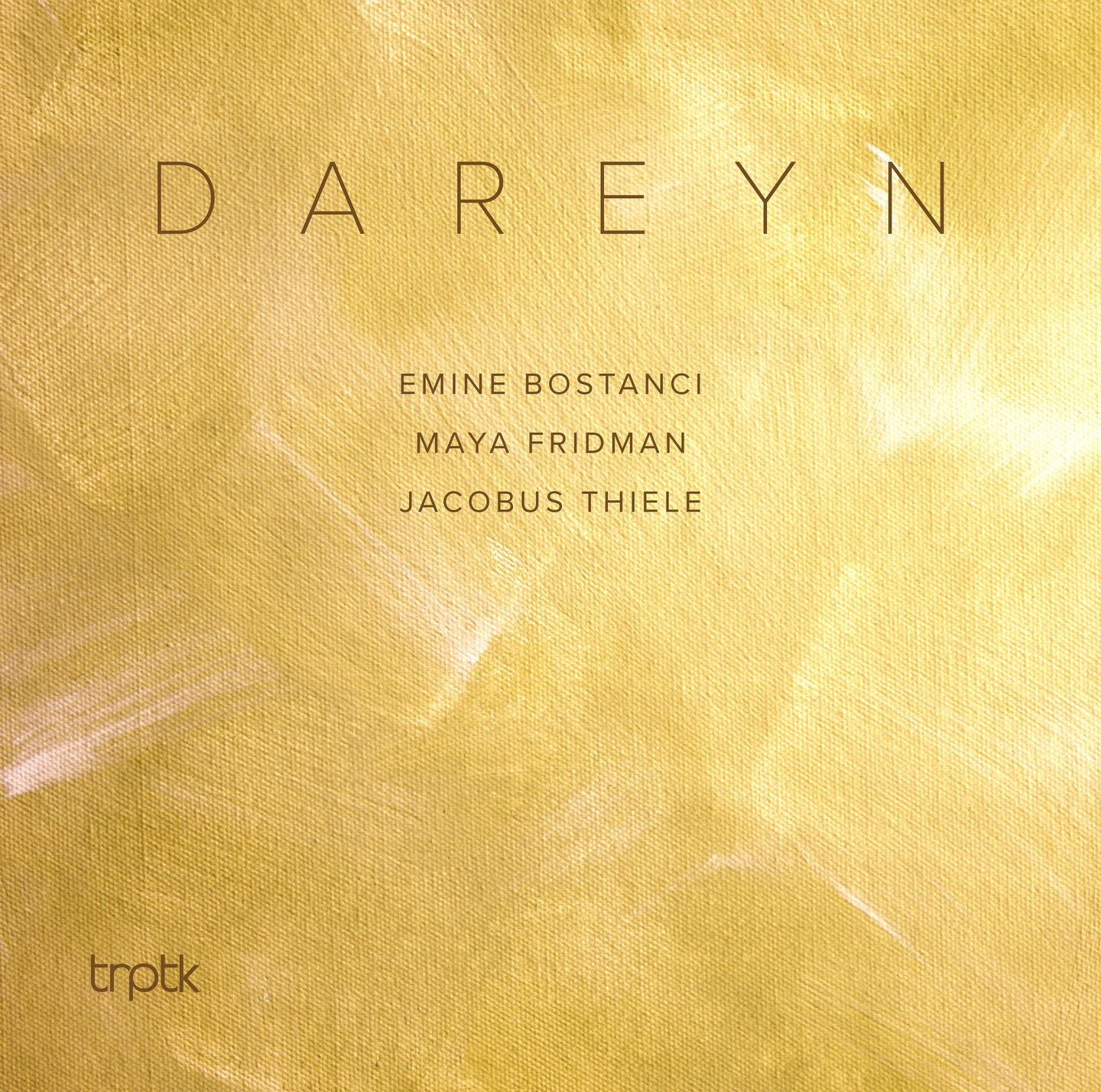 Album cover for Dareyn by Emine Bostancı, Maya Fridman & Jacobus Thiele