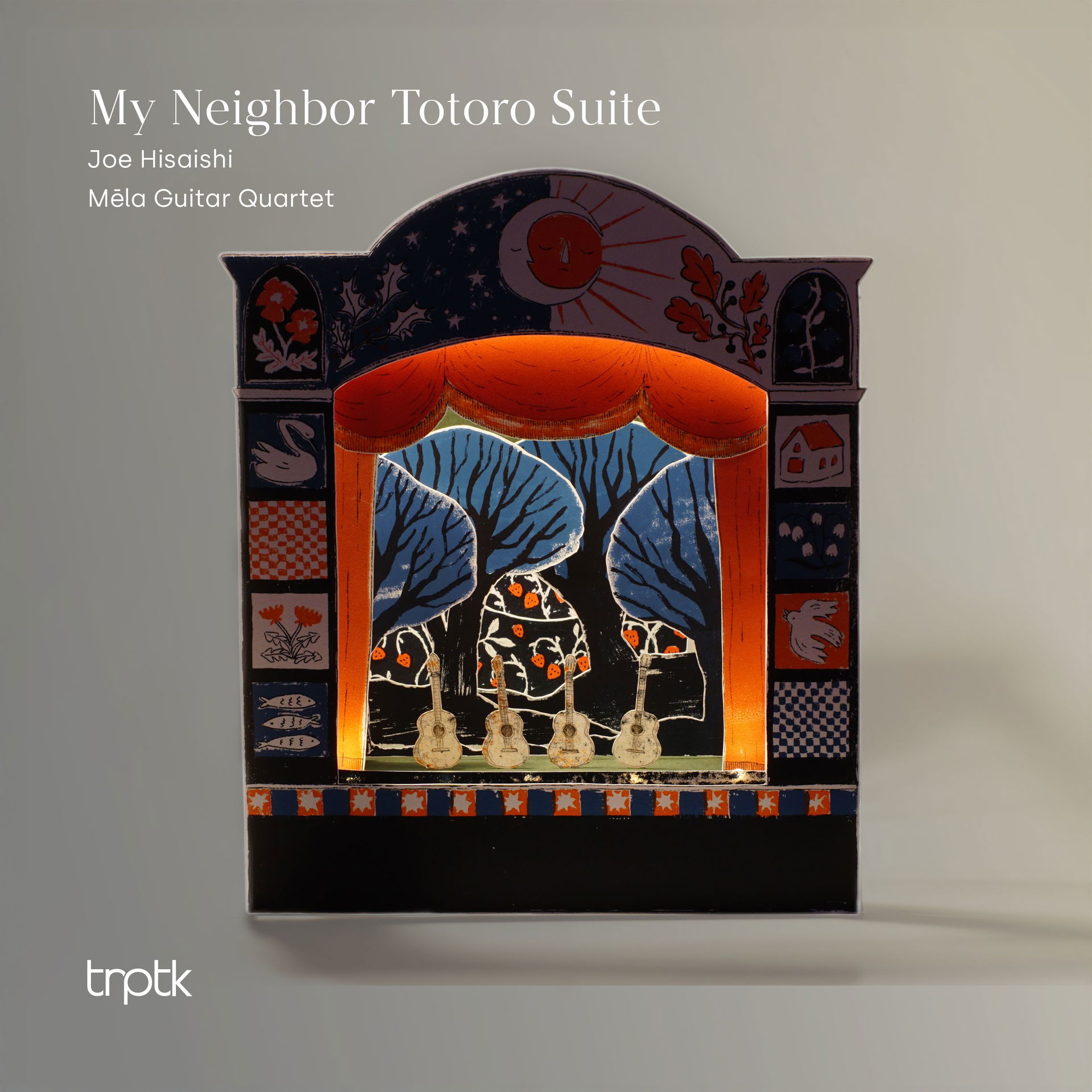 Album cover for Hisaishi: My Neighbour Totoro Suite by Mēla Guitar Quartet