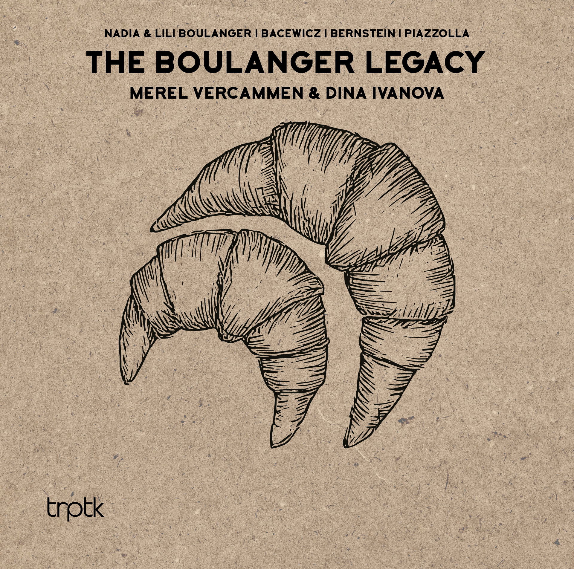 Album cover for The Boulanger Legacy by Merel Vercammen & Dina Ivanova