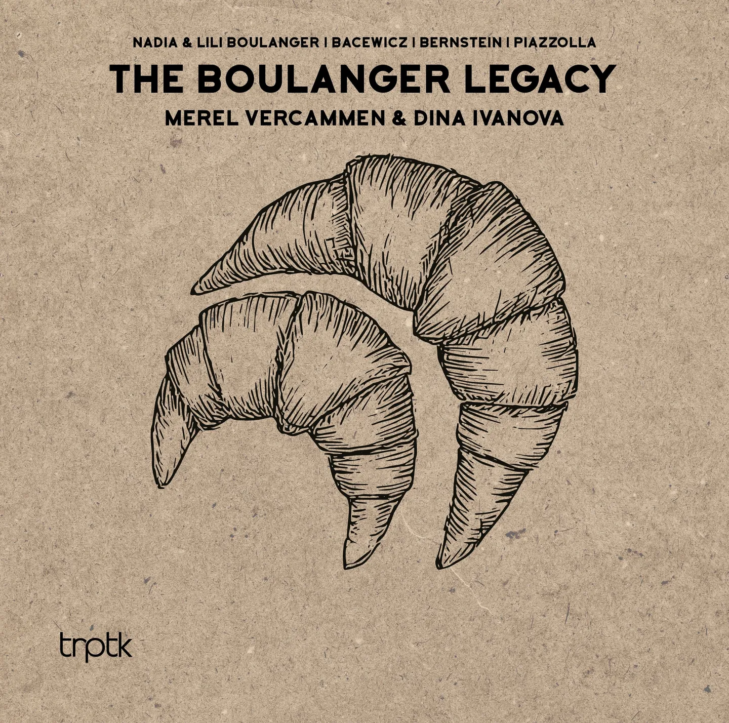 Album cover for The Boulanger Legacy by Merel Vercammen & Dina Ivanova