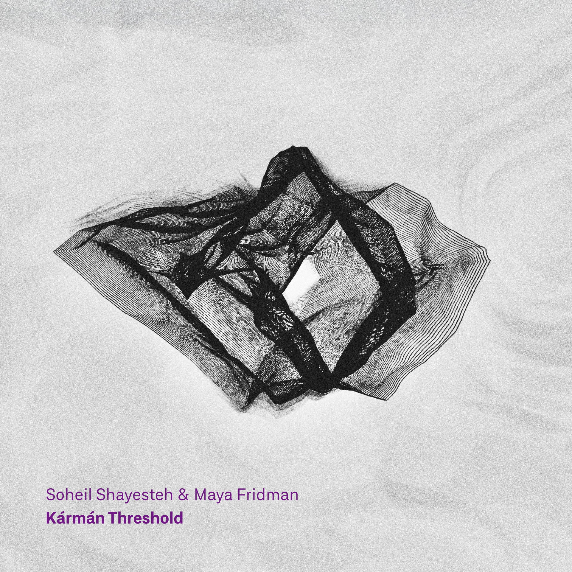Album cover for Kármán Threshold by Soheil Shayesteh & Maya Fridman