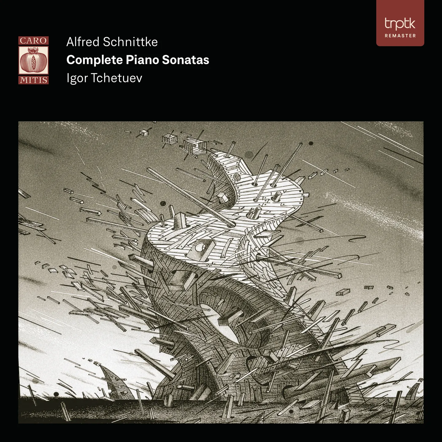 Album cover for Schnittke: Complete Piano Sonatas by Igor Tchetuev