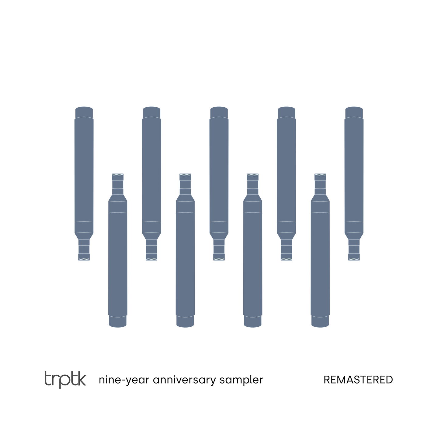 Album cover for TRPTK nine-year anniversary sampler (REMASTERED) by Various Artists