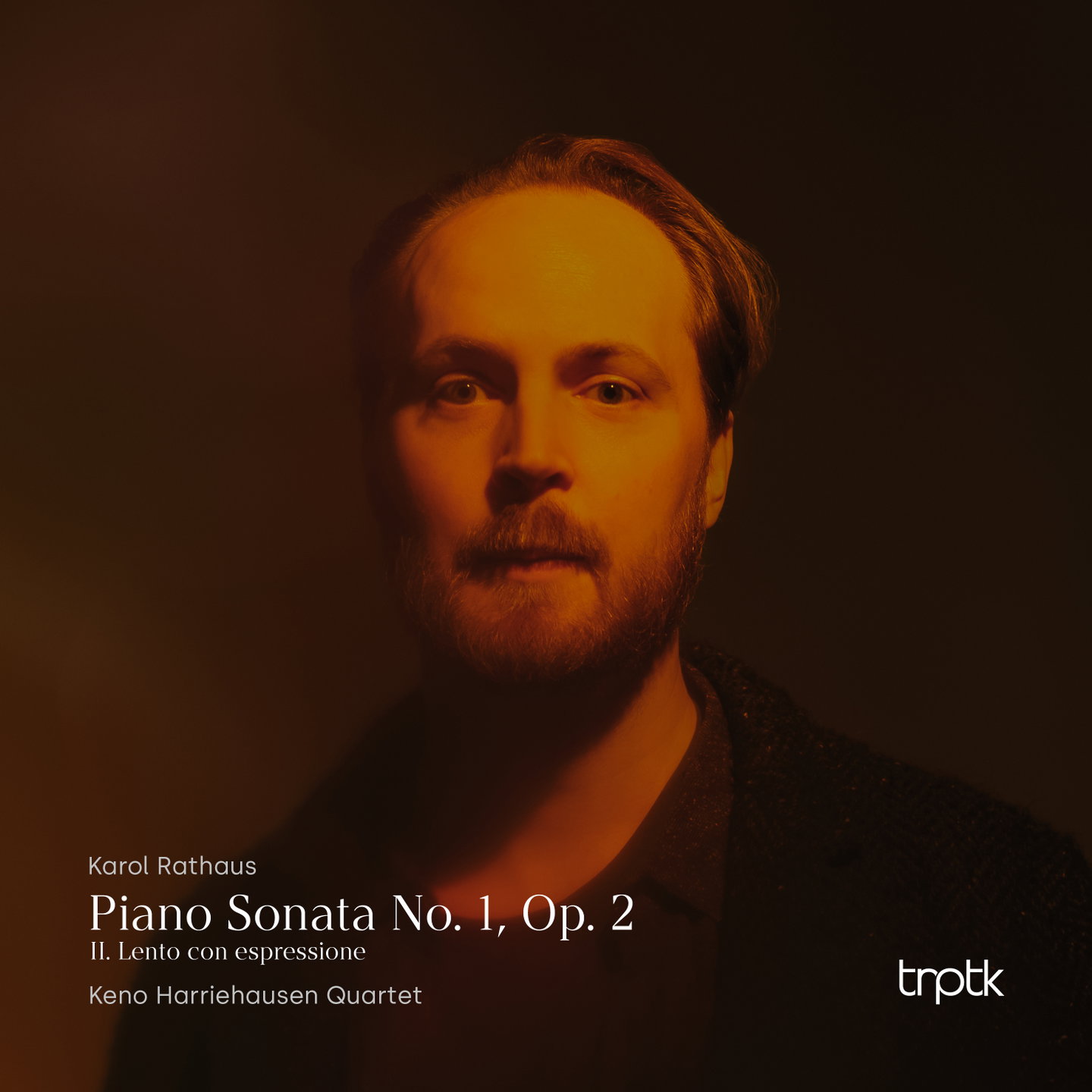Album cover for Rathaus: Piano Sonata No. 1, Op. 2: II. Lento con espressione (Single) by Keno Harriehausen Quartet